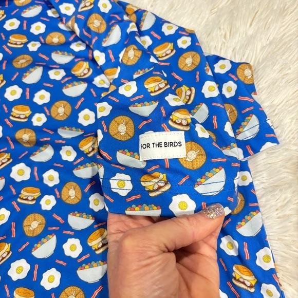 For The Birds “Breakfast Balls” Men's Golf Polo Size 2Xl - Picture 7 of 13